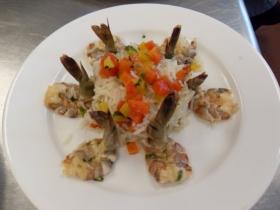 Ceviche of Gulf Shrimp with Florribean Slaw