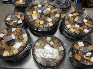 assorted bar cookie tray