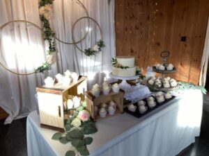 wedding cake display